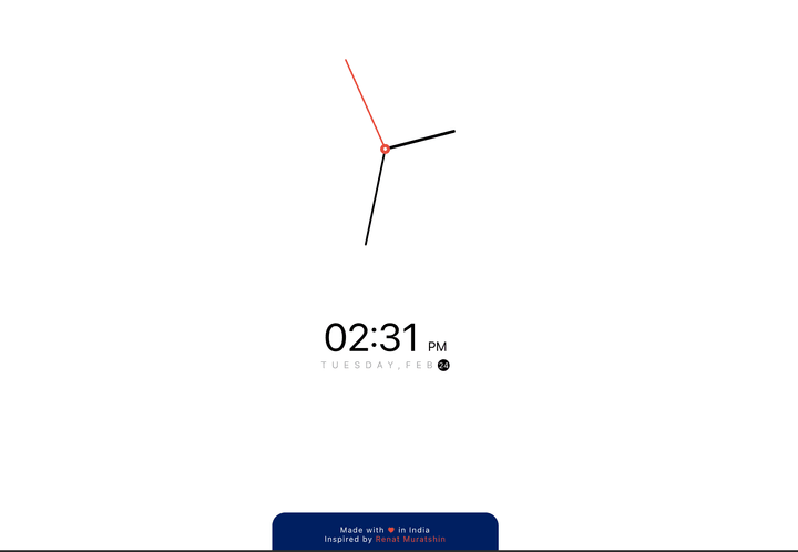 Clock App screenshot
